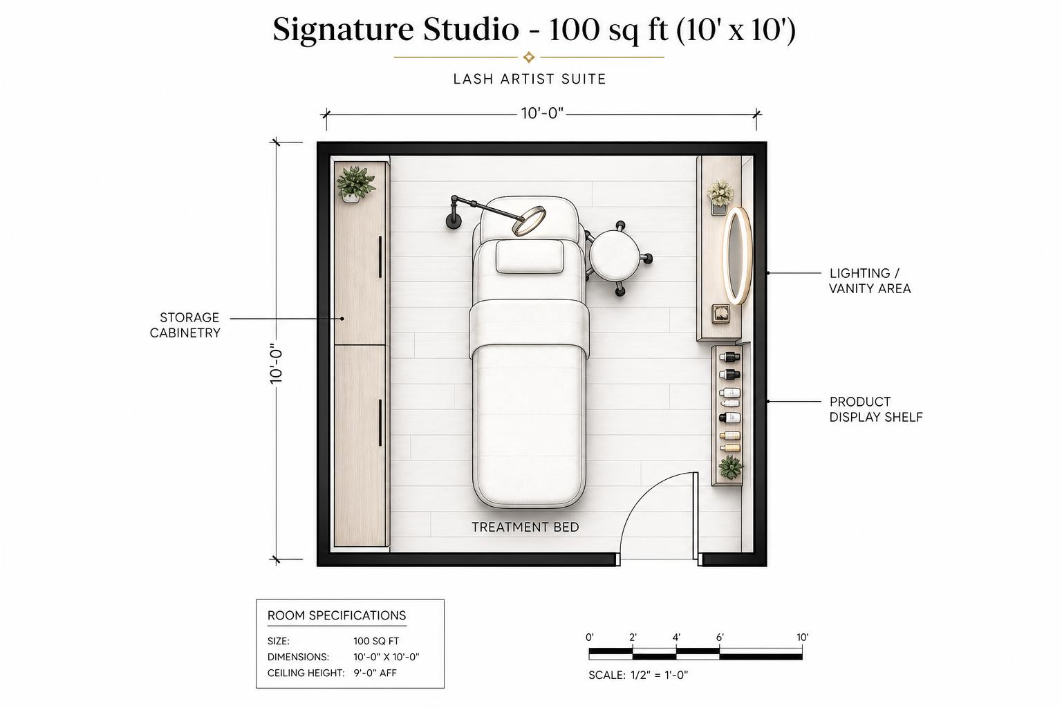 Signature Studio floor plan