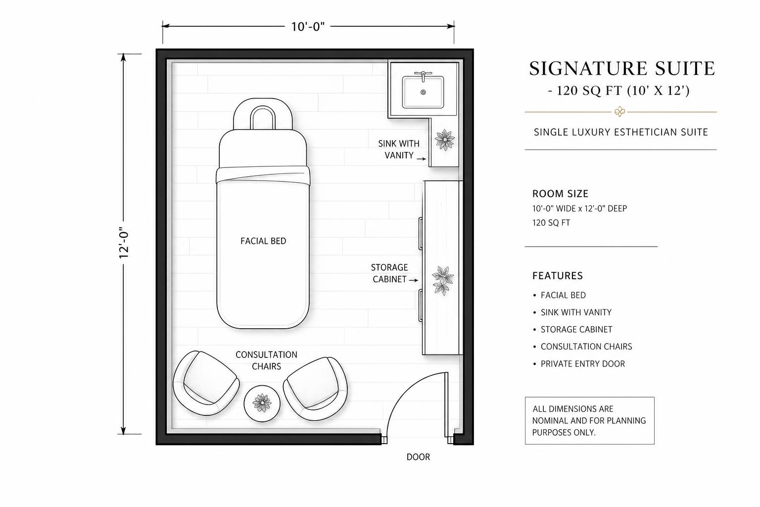 Signature Suite floor plan